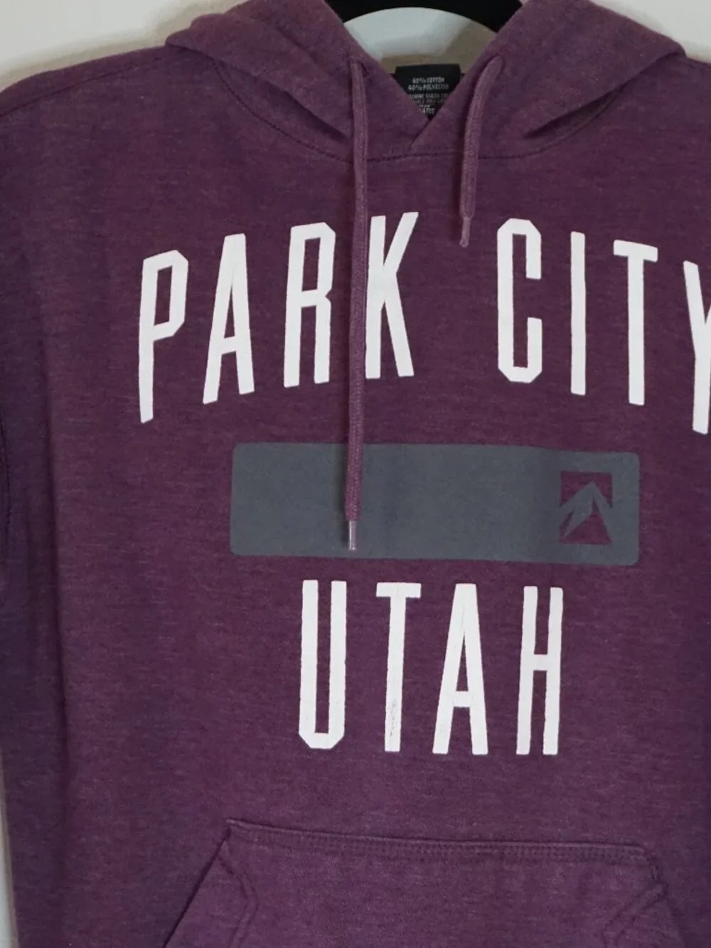 Small Park City, Utah Maroon Hoodie